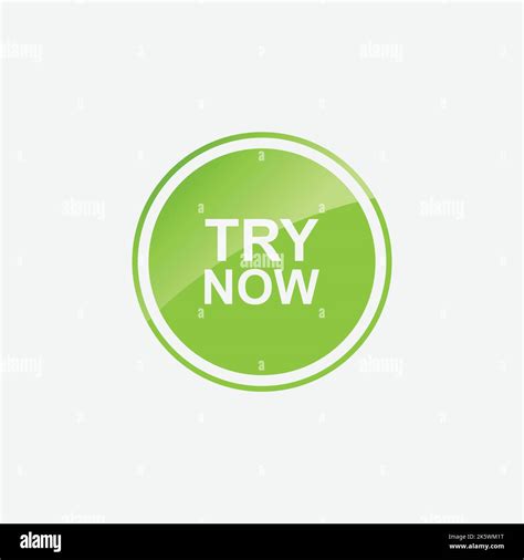 Try Now Web Design Button Vector Try Now Web Button Icon On White