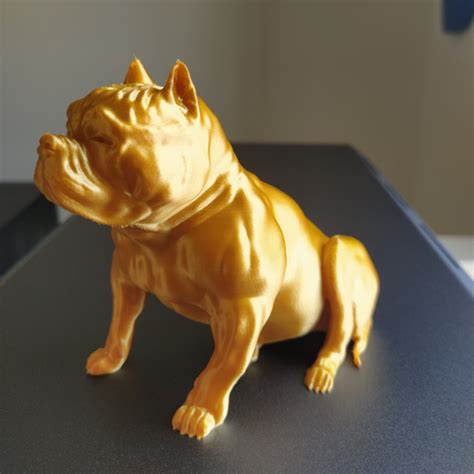 download stl file american bully sitting template to 3d print ・ cults