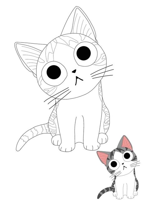 Chi Cat Coloring Pages 2 Free Coloring Sheets 2020 In 2022 Cat