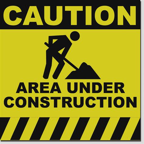 Caution Clipart Construction Sign Caution Construction Sign