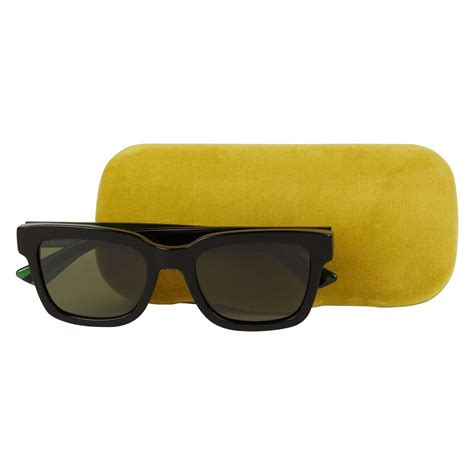 gucci square frame sunglasses unisex square sunglasses flannels