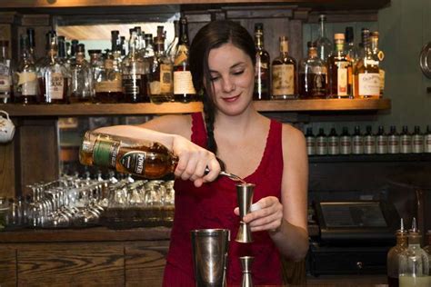 14 Female Bartenders You Need To Know In Nyc Thrillist Whiskey Bottle Vodka Bottle Female