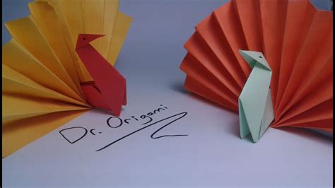 Diy Origami Turkey Model 2 Easy Tutorial Youtube