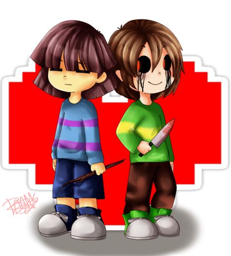 Frisk And Chara By Mibur On Deviantart