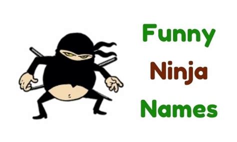 1000 Ninja Names Funny Unique Famous Badass Good