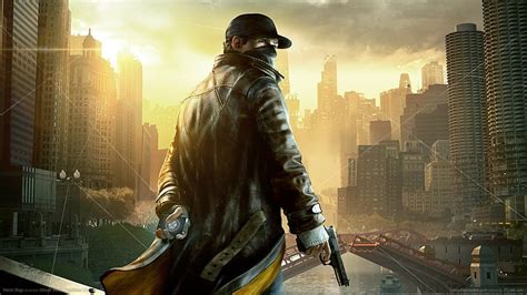 Hd Wallpaper Video Games Watch Dogs Aiden Pearce One Person Portrait