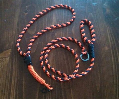 4 strand round braid and finishing knot paracord pinterest. Paracord 4 strand round braid slip lead leash, handle is back braided. Lanyard is 4 strand braid ...