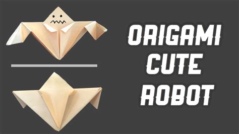 How To Make An Origami Cute Robot Origami Tutorial In Just 4 Minutes
