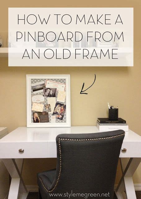 How To Make A Pin Board Using A Thrift Store Frame Less Than 800