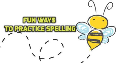 8 Fun Ways To Practice Spelling Lists Baby Gizmo