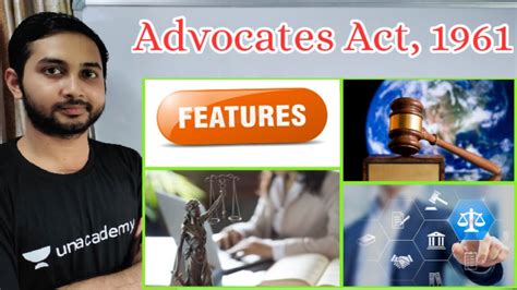 Important Features Of Advocates Act 1961 Law Explorer Youtube