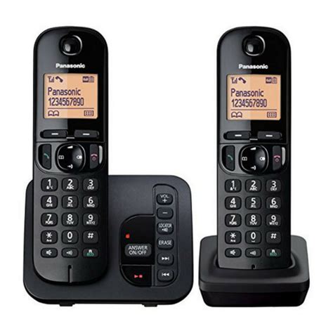 New Panasonic Kx Tgc222eb Cordless Phone With Answering