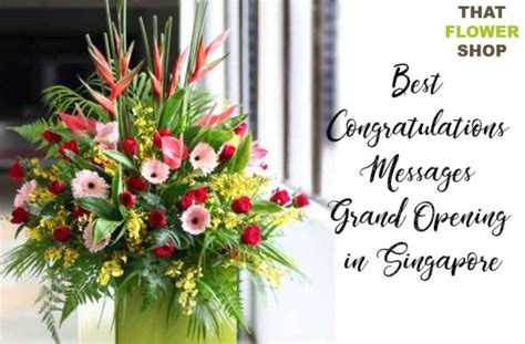 99 Congratulations Messages For Grand Opening In Singapore Updated