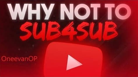 Sub 4 Sub Youtube
