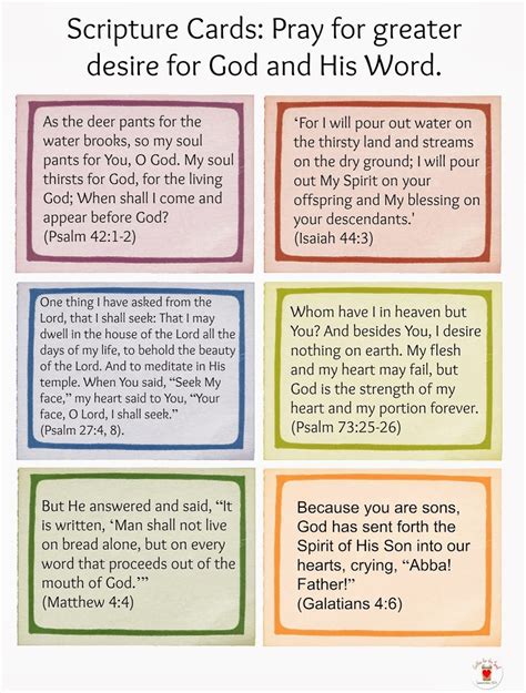 Maybe you would like to learn more about one of these? Don't Feel Like Reading Your Bible? (6 Printable Scripture Cards) - Proverbial Homemaker