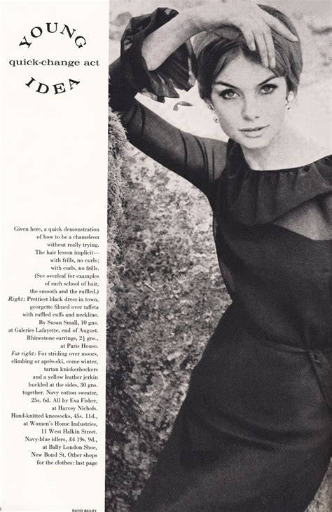 Vogue Magazine August 1962 Grace Coddington Jean Shrimpton Helmut