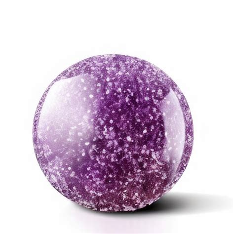 Premium Photo A Purple And White Purple Sphere With White Spots On It