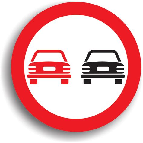 SoferOnline Indicator semn de circulație Depasirea autovehiculelor cu exceptia