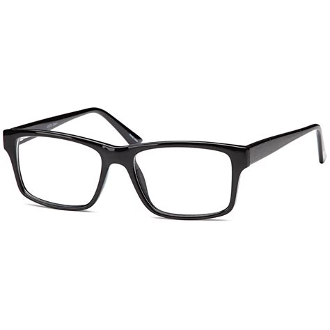 Mens Eyeglasses 53 18 145 Black Plastic