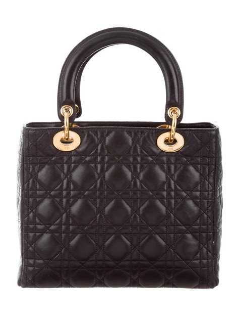 Christian Dior Medium Lady Dior Bag Handbags Chr58655 The Realreal