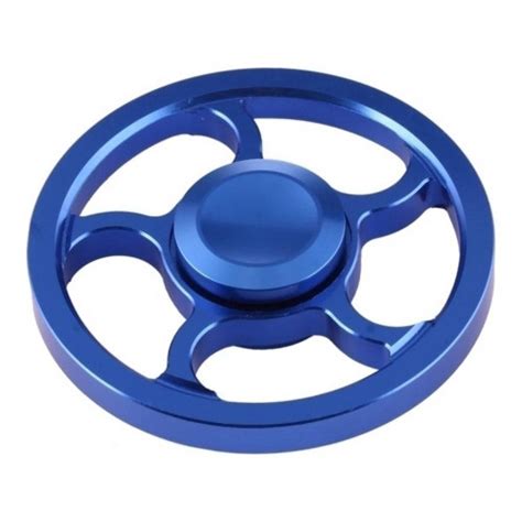 Fidget Spinner Aluminum Wind Wheel Alloy Blue 3 Min 21898