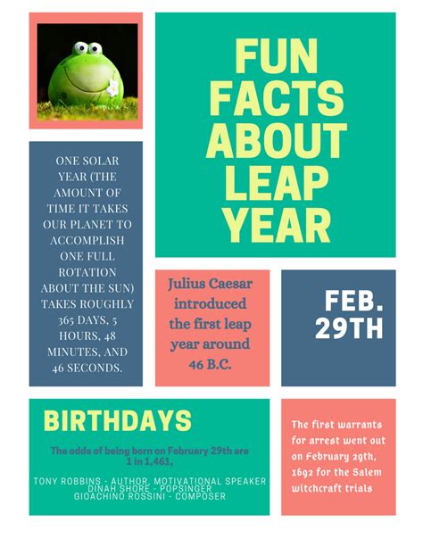 Leap Year Fun Facts
