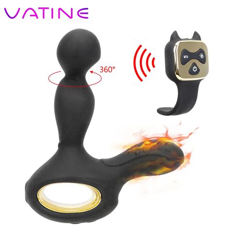 Vatine Vibrating And Rotating Butt Heating Vibrator Anal Plug Prostate