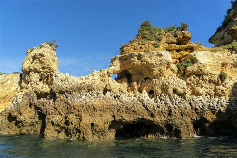 Algarve Gold Coast Sail Boldly Colored Cliffs And Naturally Sculpted Forms In Lagos Portugal