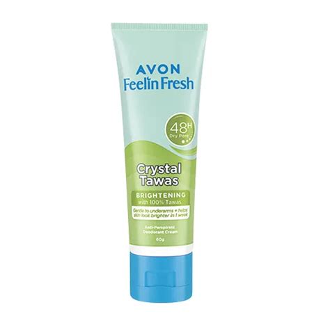 Avon Feelin Fresh Quelch Whitening Crystal Tawas Anti Perspirant 60g