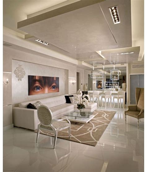 Elegant Contemporay Interior With A Cream Off White Color Pallete