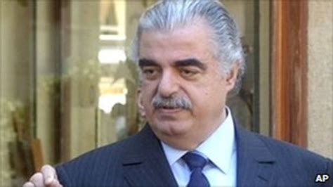 Profile Former Lebanese Pm Rafik Hariri Bbc News