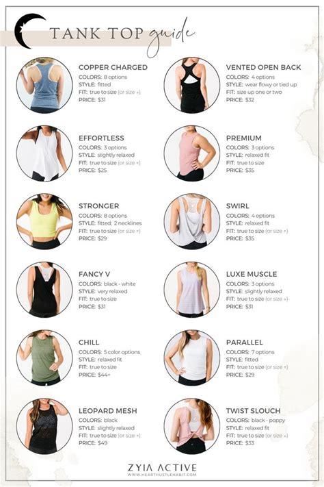 Zyia Bra Sizing Guide