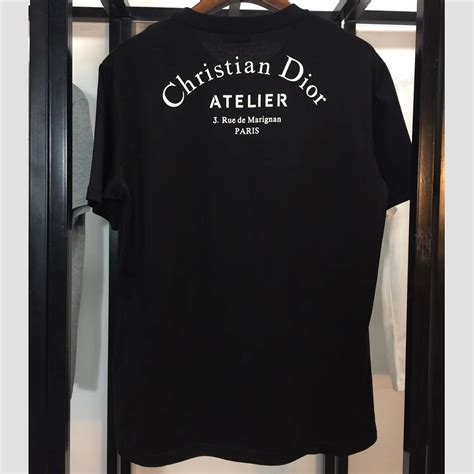 Shop our dior t shirt selection from the world's finest dealers on 1stdibs. Dior Black Cotton T-shirt with "Christian Dior Atelier ...
