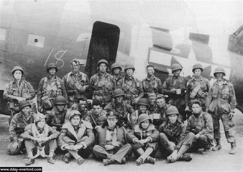 82nd Airborne Troops Pose Before Their Departure On June 6 1944