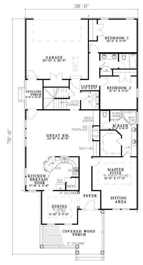 House Plan 110 00246 Ranch Plan 1966 Square Feet 3 Bedrooms 2