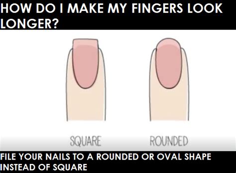 How To Make Your Fingers Look Longer Fast You Nailed It Finger