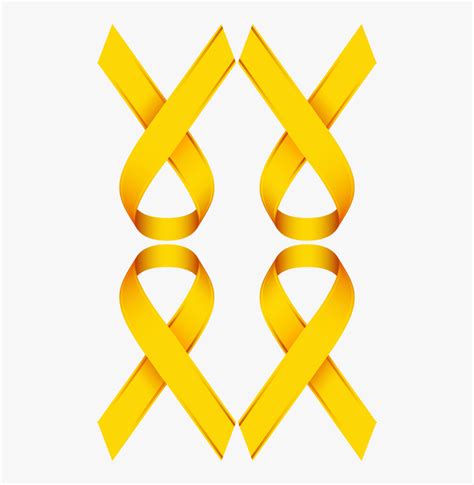 Transparent Gold Ribbon Cancer Hd Png Download Kindpng
