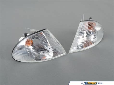I did a serach & found info for 2004+ but not early model. TMS1082 - Front Turn Signals (Pair) - Euro Clear - E46 Sedan 1999-01 | Turner Motorsport