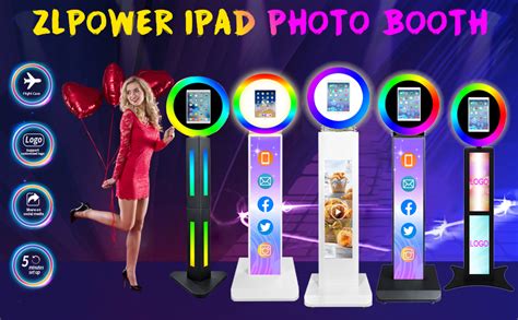 Amazon Com ZLPOWER Portable IPad Photo Booth Machine For 12 9 Inch