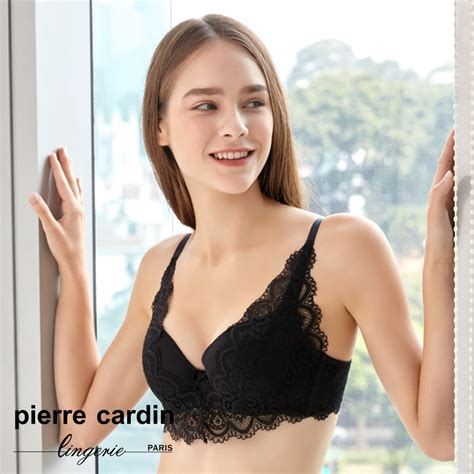 【pierre Cardin 皮爾卡登女性內衣】淡雅蕾絲性感拉提美胸內衣 集中包覆內衣 Yahoo奇摩購物中心