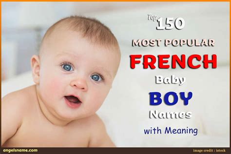 150 Most Popular Boy Names In France