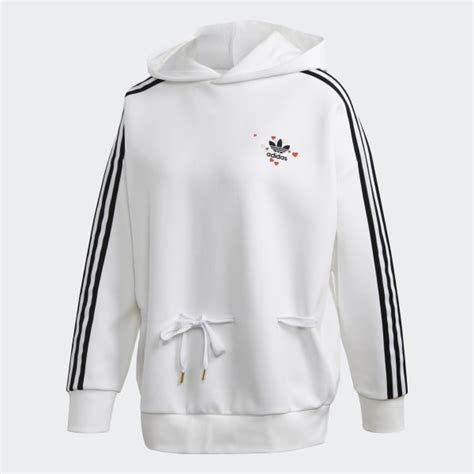 Adidas Buzo Con Capucha Blanco Adidas Colombia