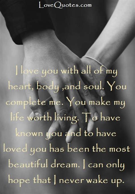 I Love You With All My Heart Romantic Love Quotes