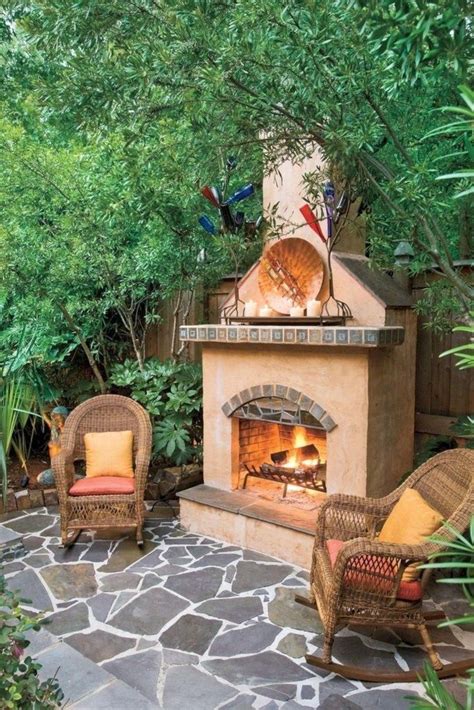 Graceful Outdoor Fireplaces Ideas For Backyard 21 Backyard Fireplace Backyard Remodel Backyard
