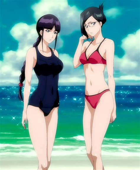 Image Nemu And Nanao Wearing Swimsuits Stitched Cap Bleach Ep 228