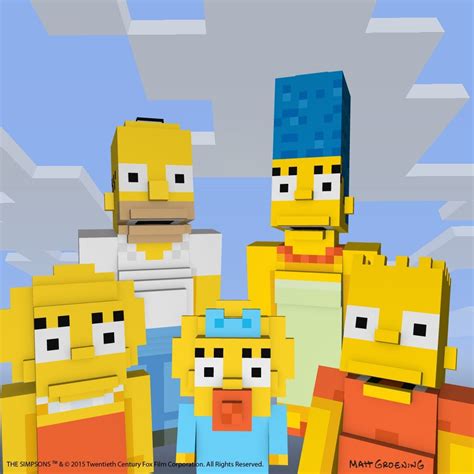 Soon You Can Play As The Simpsons In Minecraft For Xbox Wired
