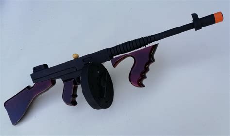 11 Thompsonm1 Wooden Toy Model Tommy Submachine Gun Party Etsy