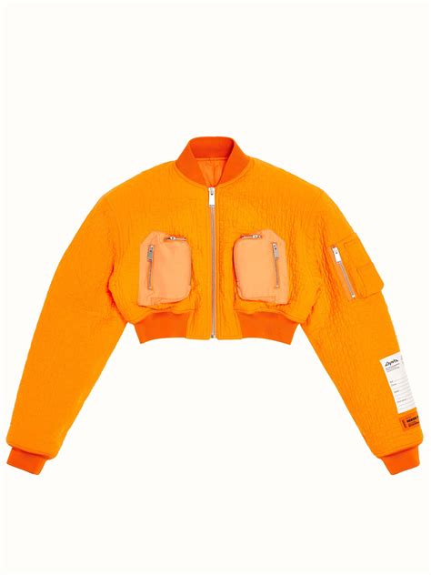 Cropped Quilted Bomber Jacket Heron Preston Official Site