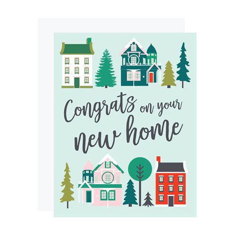 Classic Homes House Warming Card In 2020 New Home Cards House
