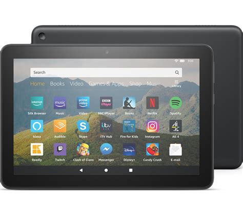 Buy Amazon Fire Hd 8 Tablet 2020 64 Gb Black Free Delivery Currys